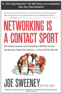 networking is a contact sport
