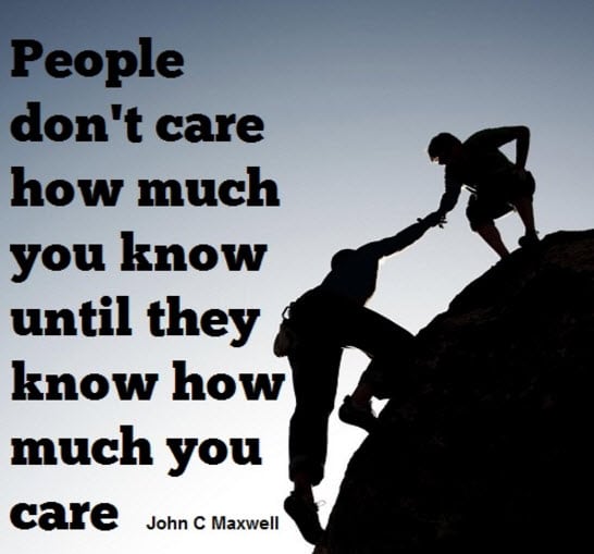 how much you care